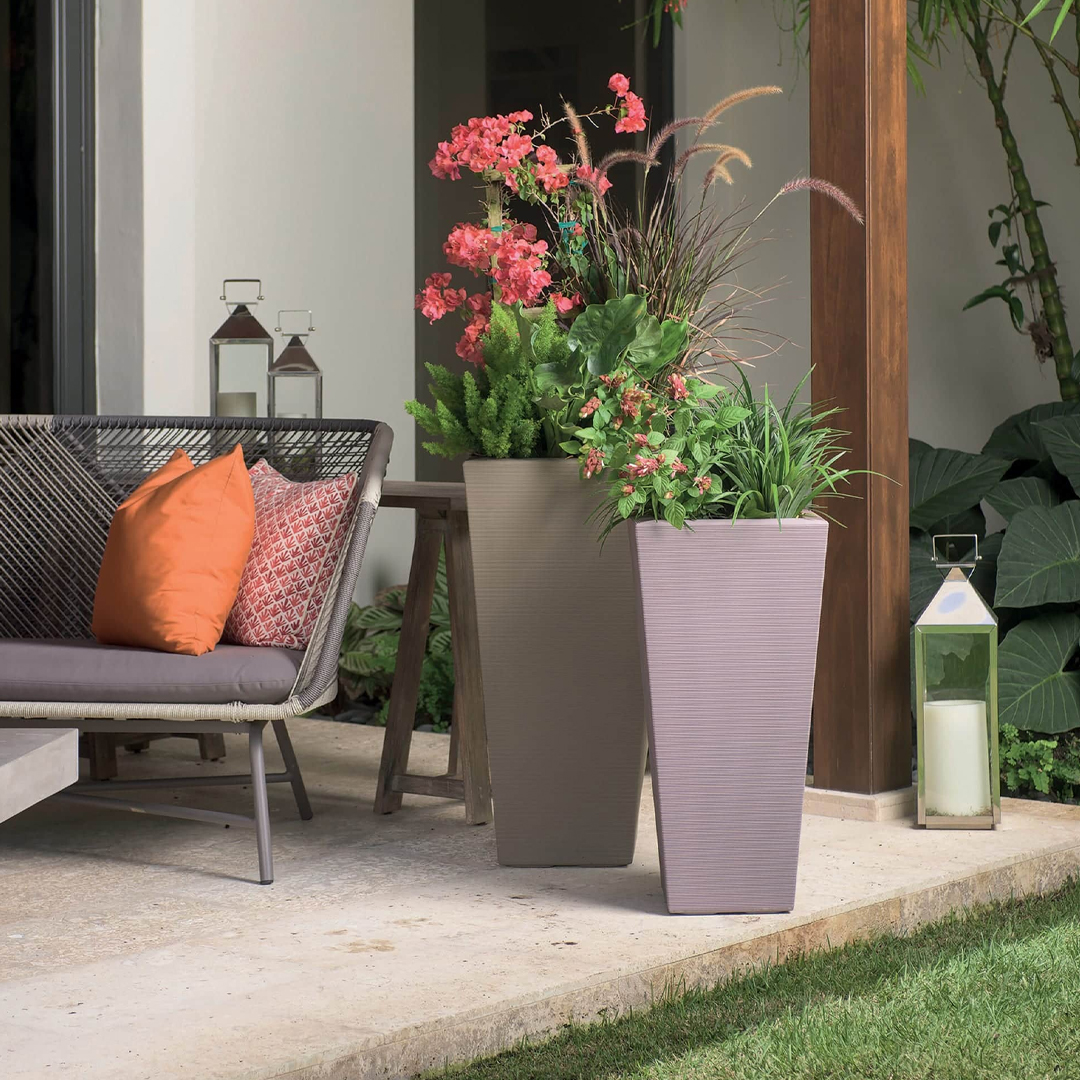 Bowery Square Tapered Planter
